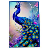 Sac Cadeau Moyen Beau Imaginaire Peacock (Devant)