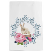 Sac Cadeau Moyen Beau lapin de Pâques (Dos)