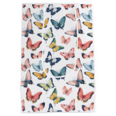 Sac Cadeau Moyen Beau Papillon coloré imprimé (Dos)