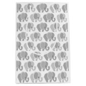 Sac Cadeau Moyen Beaux éléphants de bébé (Devant)