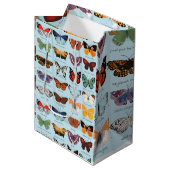 Sac Cadeau Moyen Beaux Papillons (Devant Angle)