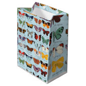 Sac Cadeau Moyen Beaux Papillons (Dos Angle)