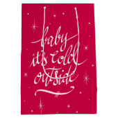 Sac Cadeau Moyen Bébé c'est extérieur froid (Dos)