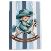 Sac Cadeau Moyen Bébé Cowboy (Devant)