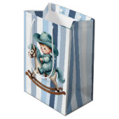 Sac Cadeau Moyen Bébé Cowboy (Dos Angle)