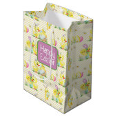 Sac Cadeau Moyen Bébé de Pâques Poussins et Canards Sac-cadeau moye (Devant Angle)