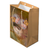 Sac Cadeau Moyen Bébé garçon et fille jumeaux (Dos Angle)