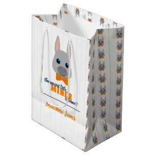 Sac Cadeau Moyen Bébé Garçon Orange Donkey