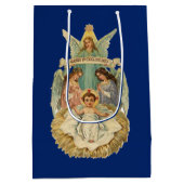 Sac Cadeau Moyen Bébé Jésus et Anges (Dos)