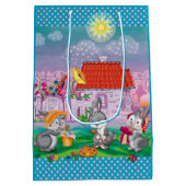 Sac Cadeau Moyen Bébé lapin petit (Dos)