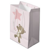 Sac Cadeau Moyen Bébé mignon ours en peluche (Dos Angle)