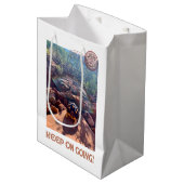 Sac Cadeau Moyen Bébé Sulcata Tortoise Continuez À Inspirer (Devant Angle)