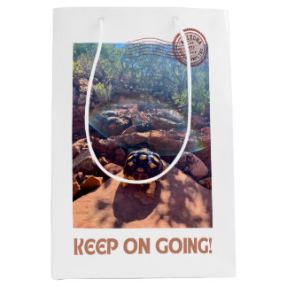Sac Cadeau Moyen Bébé Sulcata Tortoise Continuez À Inspirer