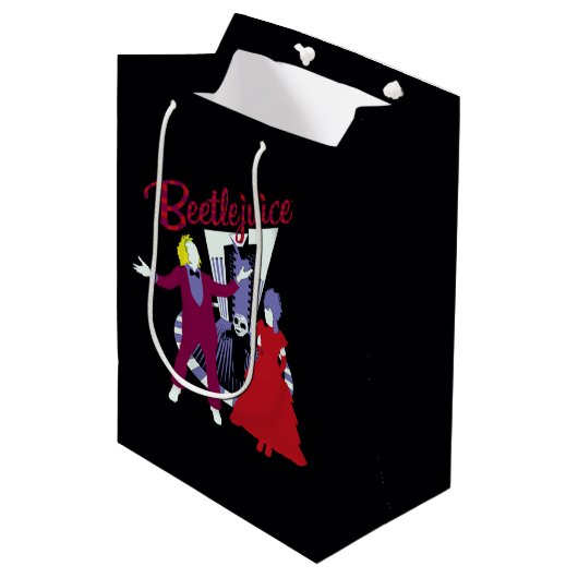 Sac Cadeau Moyen Beetlejus | Beetlejus & Lydia Mariage (Devant Angle)