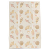 Sac Cadeau Moyen Beige Shells Pattern (Dos)