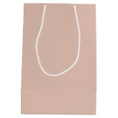 Sac Cadeau Moyen Beige uni (Dos)
