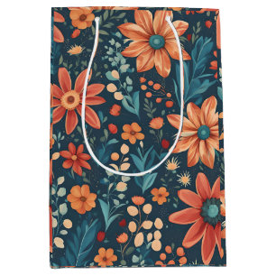 Sac Cadeau Moyen Belle Inspiration Florale