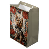 Sac Cadeau Moyen Belle Yorkie | Yorkshire Terrier Portrait (Dos Angle)