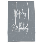 Sac Cadeau Moyen Berger Allemand D'Anniversaire Courant Dans La Nei (Dos)