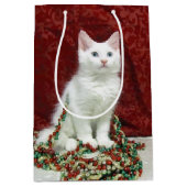 Sac Cadeau Moyen Bianca's Maine Coon Christmas - Chat (Devant)