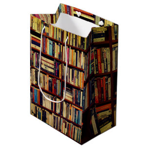 Sac Cadeau Moyen Bibliothèque étagères