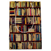 Sac Cadeau Moyen Bibliothèque étagères (Devant)
