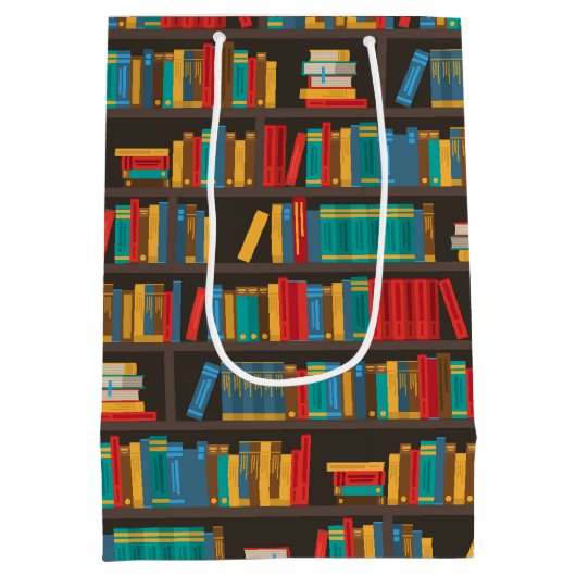 Sac Cadeau Moyen Bibliothèque Lecture amour (Dos)