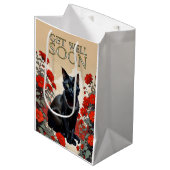 Sac Cadeau Moyen bien bientôt chat (Devant Angle)