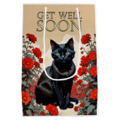 Sac Cadeau Moyen bien bientôt chat (Dos)