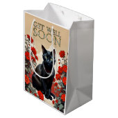 Sac Cadeau Moyen bien bientôt chat (Dos Angle)