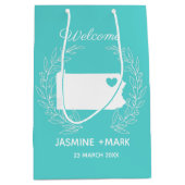 Sac Cadeau Moyen Bienvenue dans les faveurs de mariage de Pennsylva (Devant)