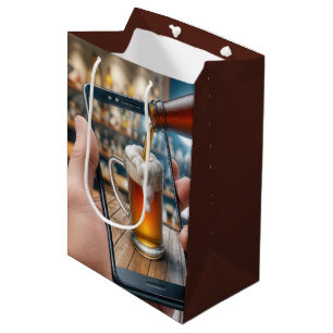 Sac Cadeau Moyen Bière du 30e anniversaire sur Smartphone
