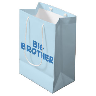 Sac Cadeau Moyen Big Brother Typographie Moids Texte