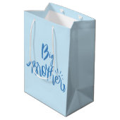 Sac Cadeau Moyen Big Brother Typographie Moids Texte (Dos Angle)