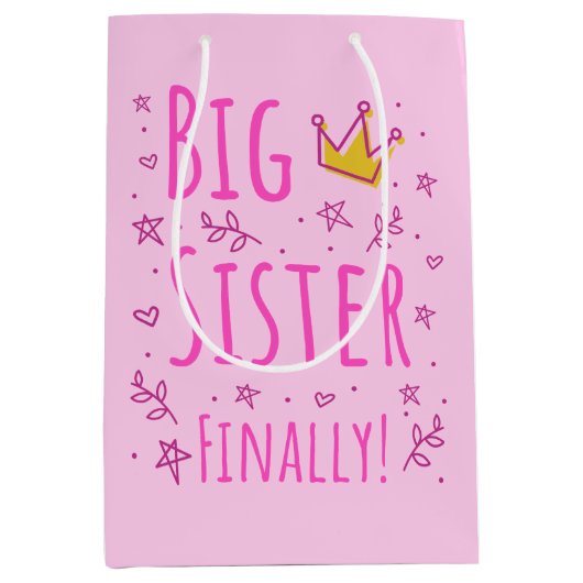 Sac Cadeau Moyen Big Sister III (Devant)