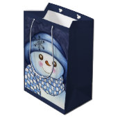 Sac Cadeau Moyen Big Snowman Gift Bag (Dos Angle)