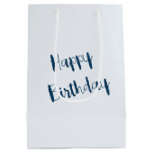 Sac Cadeau Moyen Birthday Boy Fishing with a Kitten (Dos)