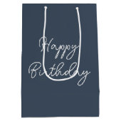 Sac Cadeau Moyen Birthday Dalmatian Dog With a Fire Hose (Dos)