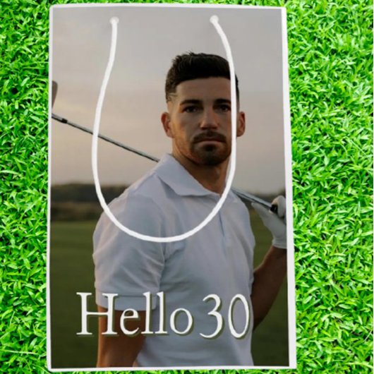 Sac Cadeau Moyen Birthday Golf-30 