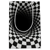 Sac Cadeau Moyen Birthday Optical Illusion Black Hole (Devant)