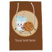 Sac Cadeau Moyen biscuits mignons et fête du lait (Devant)
