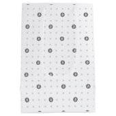 Sac Cadeau Moyen Bitcoin Polka Dots Gift Bag (Medium) (Dos)