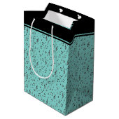 Sac Cadeau Moyen Black Musical (Dos Angle)