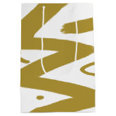 Sac Cadeau Moyen Blanc et or de la tribu (Dos)