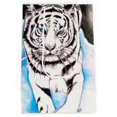 Sac Cadeau Moyen Blanche scie de tigre de Sibérie (Dos)