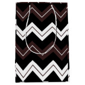 Sac Cadeau Moyen Blancs Brown noir (Devant)