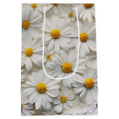 Sac Cadeau Moyen Blancs Sur Texture Distressée (Dos)