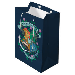 Sac Cadeau Moyen Blason floral HOGWARTS™
