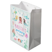 Sac Cadeau Moyen Bleu ciel (Dos Angle)