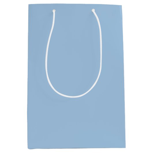 Sac Cadeau Moyen Bleu doux d'hiver (Devant)